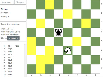 preview of Knight and Queen exercise